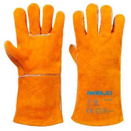 Hegesztő védőkesztyű, bélelt KEVLAR
