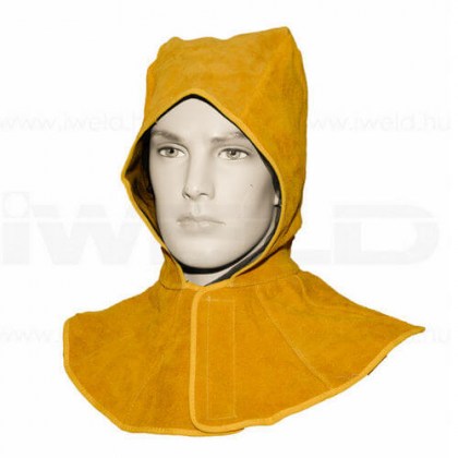 Hegesztő bőrkámzsa nyitott,"KEVLAR"