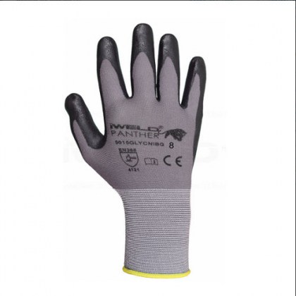 Iweld Panther Nylon Nitril mártott védőkesztyű, rakodókesztyű, munkavédelmi kesztyű